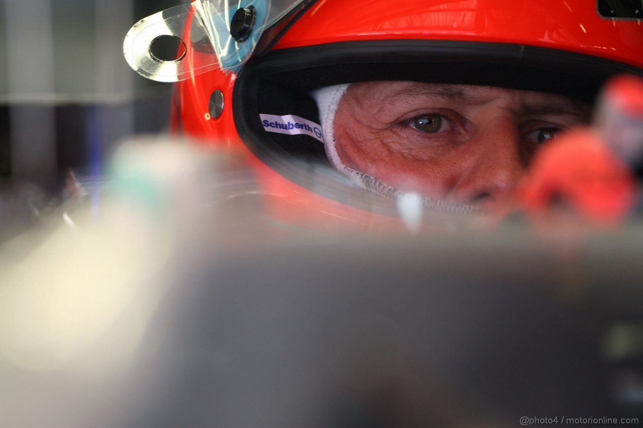 GP SPAGNA, 21.05.2011- Prove Libere 3, Sabato, Michael Schumacher (GER), Mercedes GP Petronas F1 Team, MGP W02