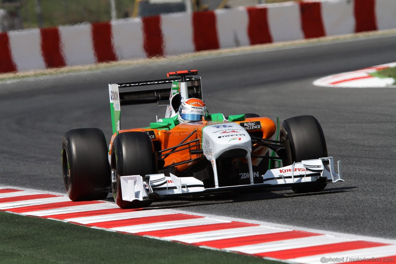 GP SPAGNA, 21.05.2011- Prove Libere 3, Sabato, Adrian Sutil (GER), Force India F1 Team, VJM04 