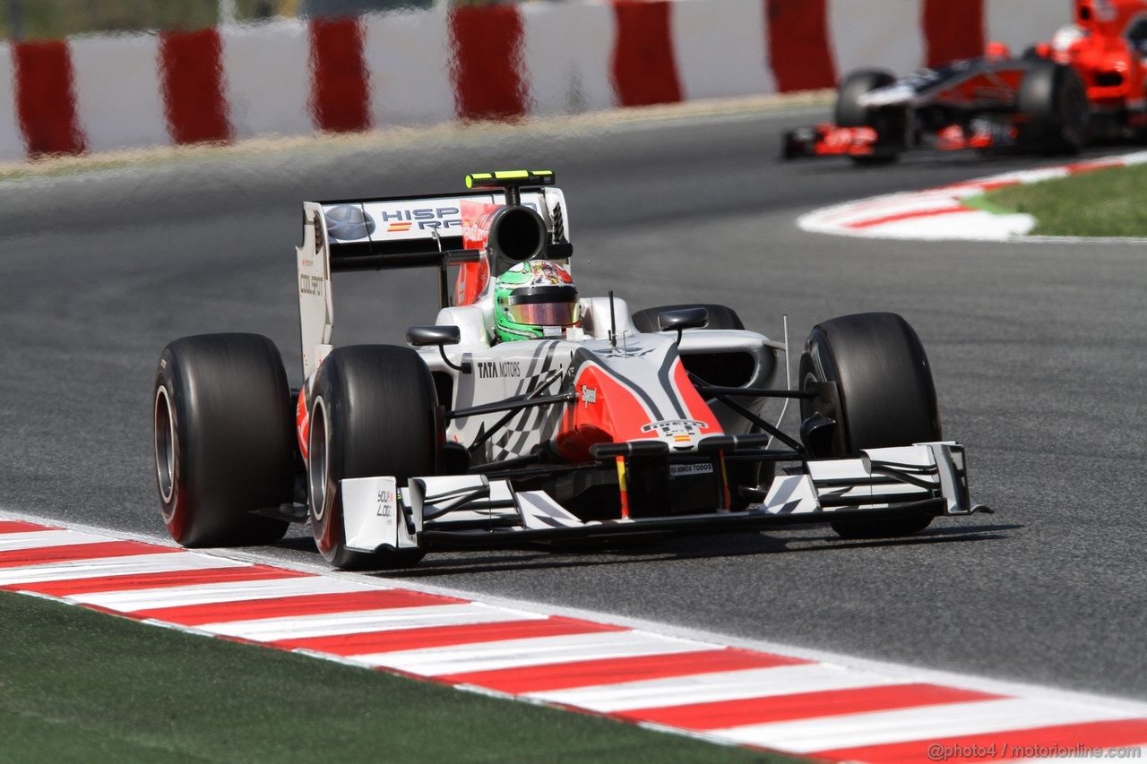 GP SPAGNA, 21.05.2011- Prove Libere 3, Sabato, Vitantonio Liuzzi (ITA), Hispania Racing F1 Team, HRT  