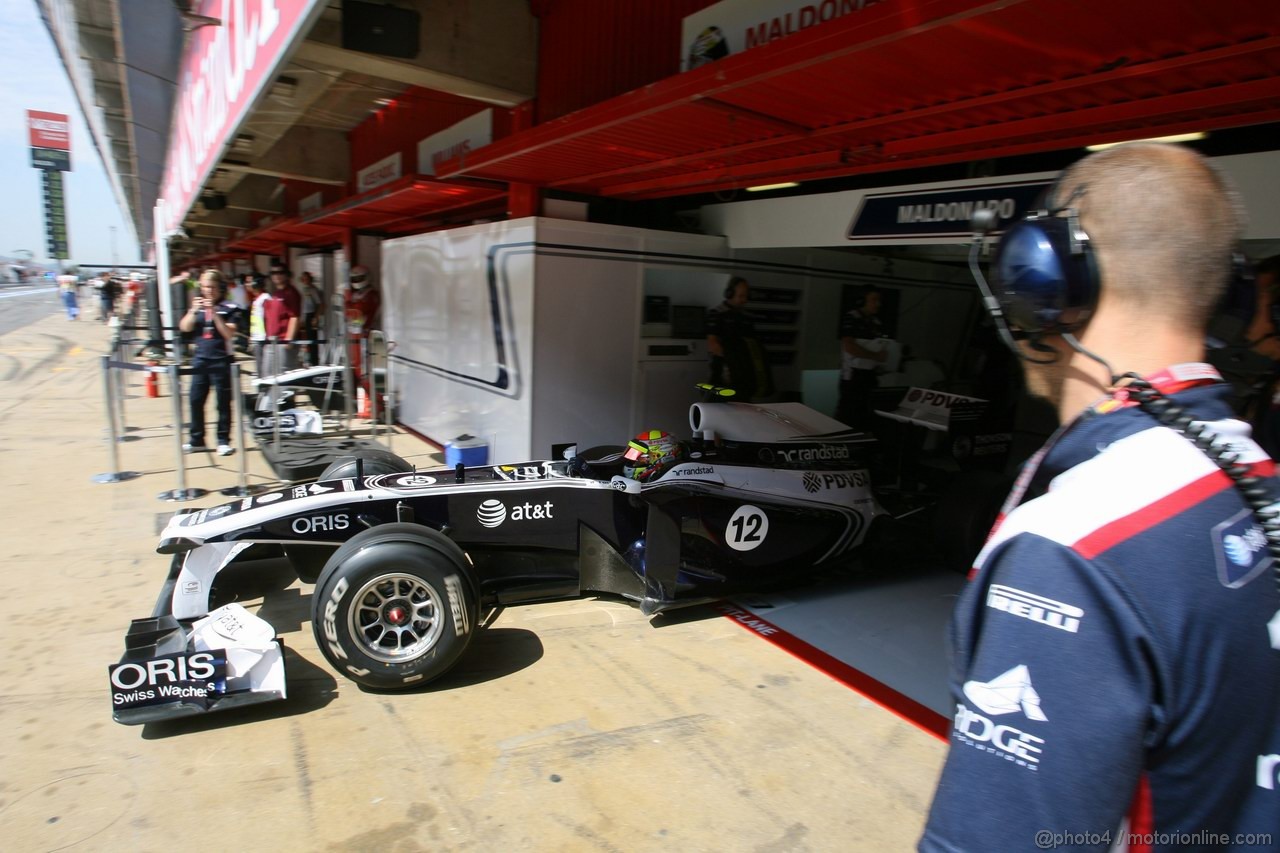 GP SPAGNA, 21.05.2011- Prove Libere 3, Sabato, Pastor Maldonado (VEN), Williams FW33 