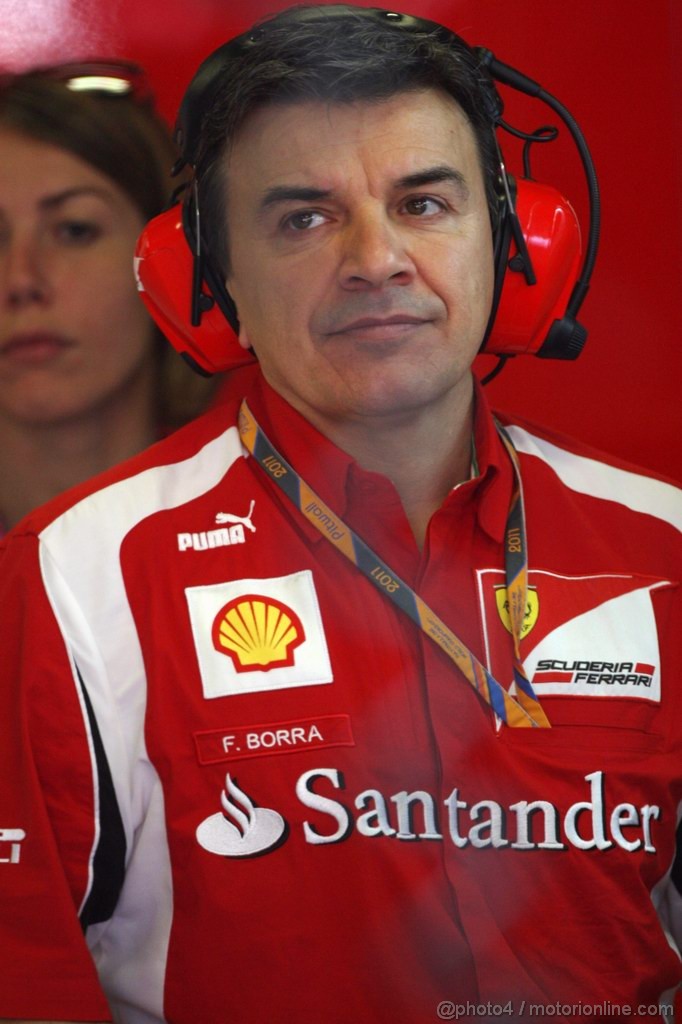 GP SPAGNA, 21.05.2011- Prove Libere 3, Sabato, Fabrizio Borra (ITA), physiotherapist of Fernando Alonso (ESP) 