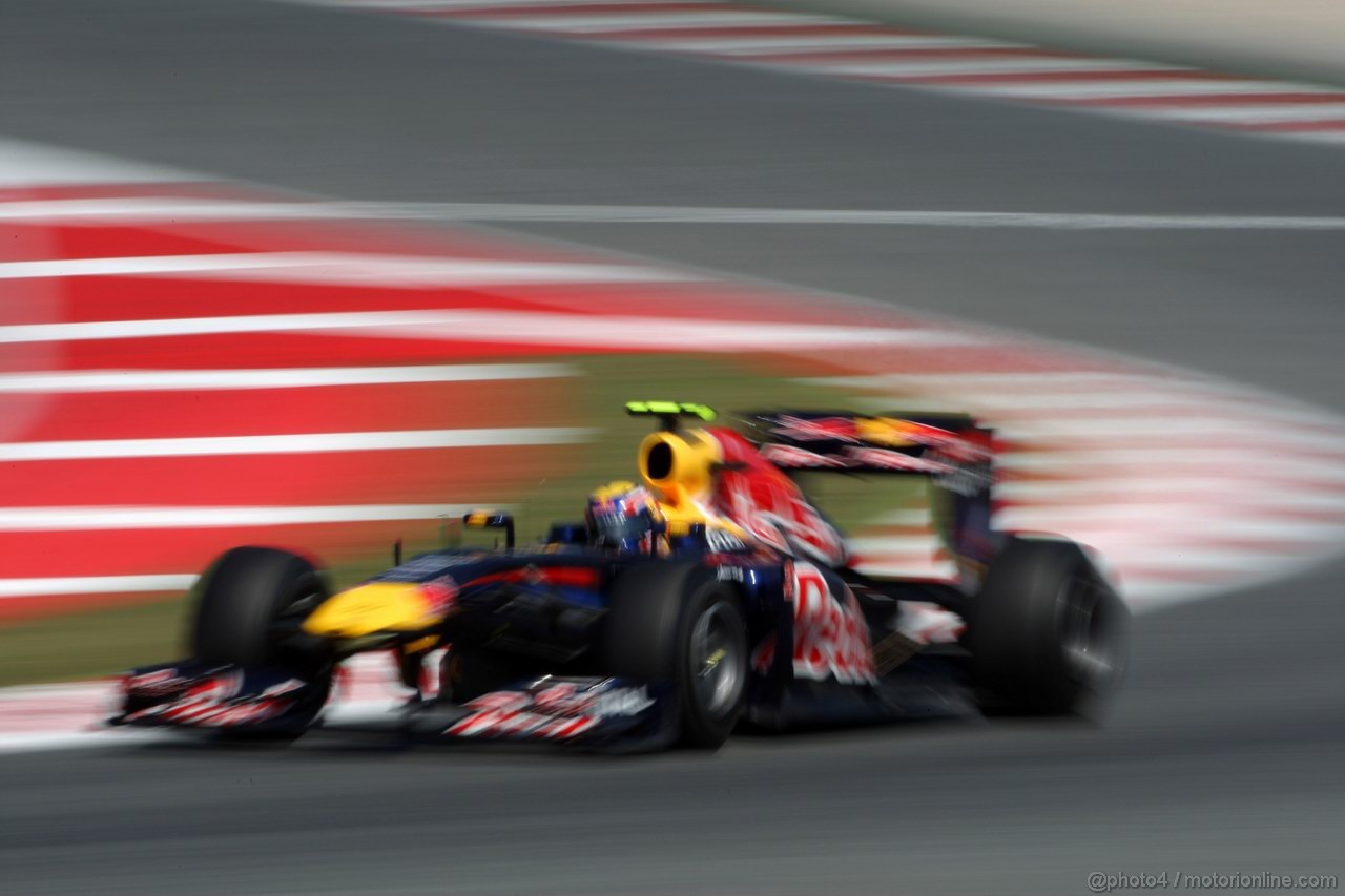 GP SPAGNA, 21.05.2011- Prove Libere 3, Sabato, Mark Webber (AUS), Red Bull Racing, RB7