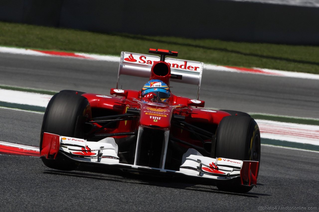 GP SPAGNA, 21.05.2011- Prove Libere 3, Sabato, Fernando Alonso (ESP), Ferrari, F-150 Italia 
