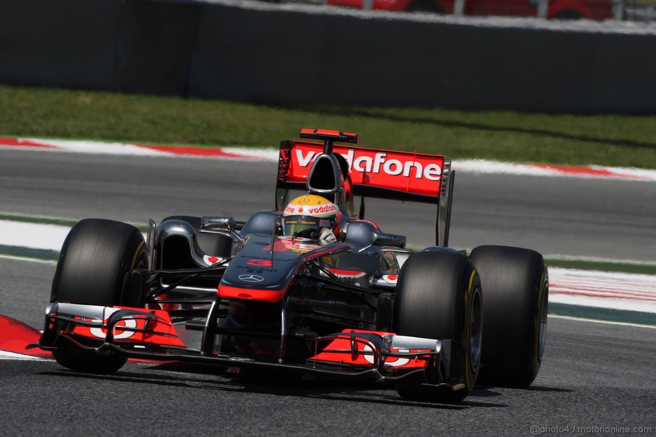 GP SPAGNA, 21.05.2011- Prove Libere 3, Sabato, Lewis Hamilton (GBR), McLaren  Mercedes, MP4-26 