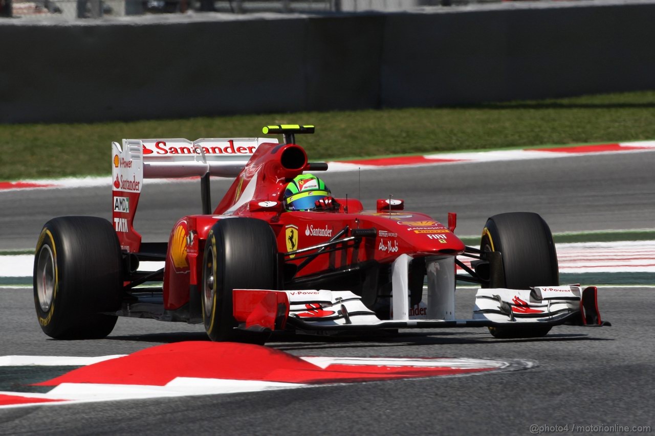 GP SPAGNA, 21.05.2011- Prove Libere 3, Sabato, Felipe Massa (BRA), Ferrari, F-150 Italia 