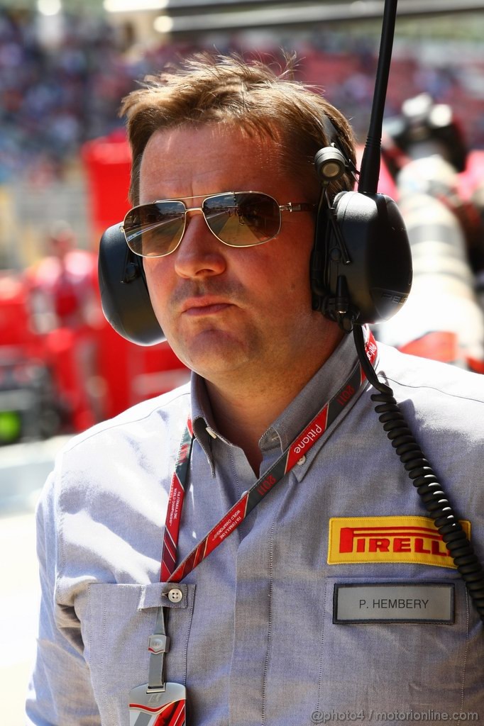 GP SPAGNA, 20.05.2011- Paul Hembery, Pirelli Motorspor Director 