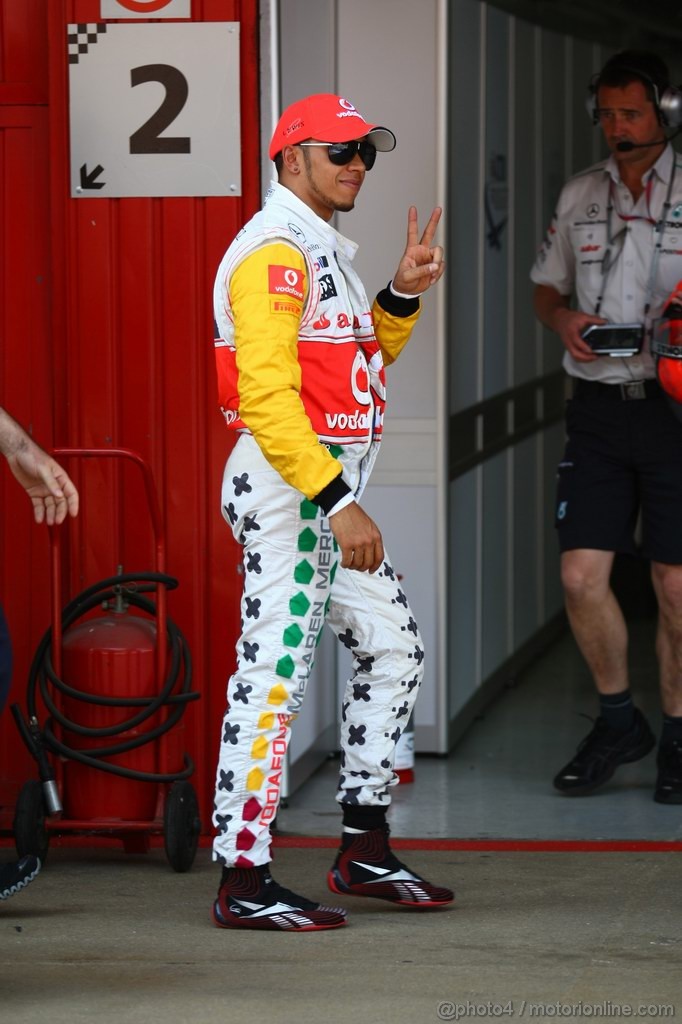 GP SPAGNA, 21.05.2011- Qualifiche, Lewis Hamilton (GBR), McLaren  Mercedes, MP4-26 