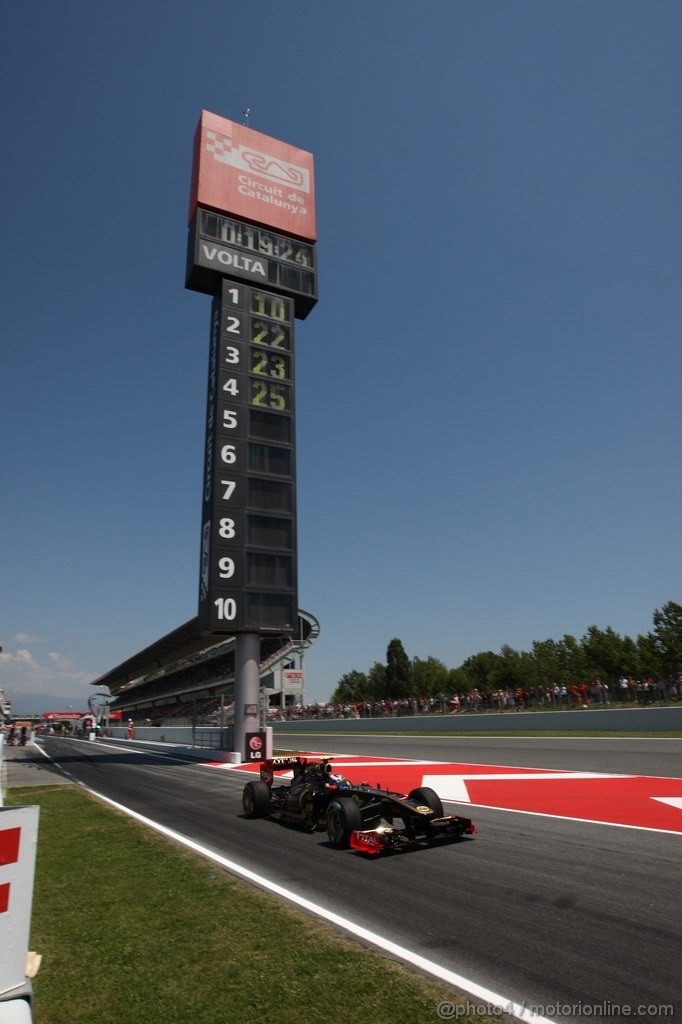 GP SPAGNA, 21.05.2011- Qualifiche, Vitaly Petrov (RUS), Lotus Renault GP, R31 