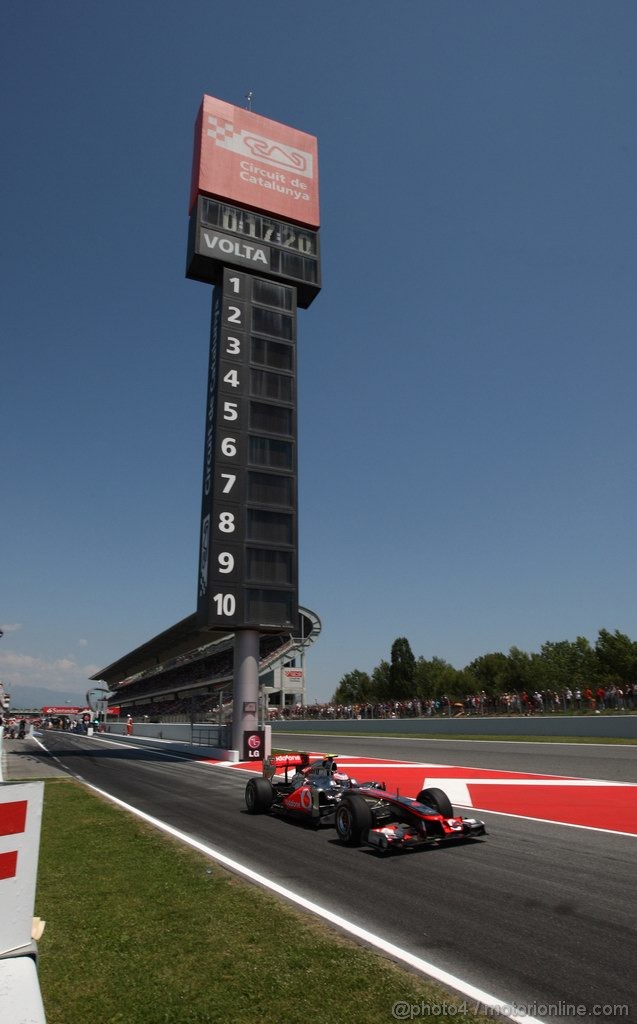 GP SPAGNA, 21.05.2011- Qualifiche, Jenson Button (GBR), McLaren  Mercedes, MP4-26 