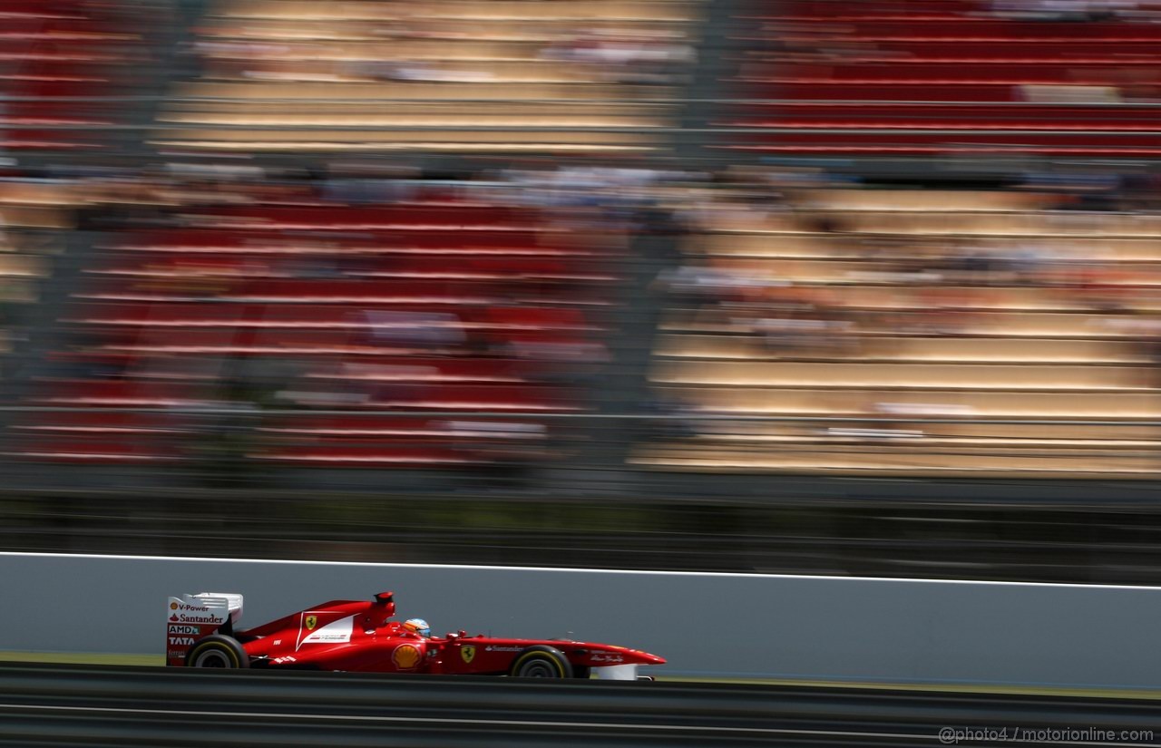 GP SPAGNA, 21.05.2011- Qualifiche, Fernando Alonso (ESP), Ferrari, F-150 Italia 