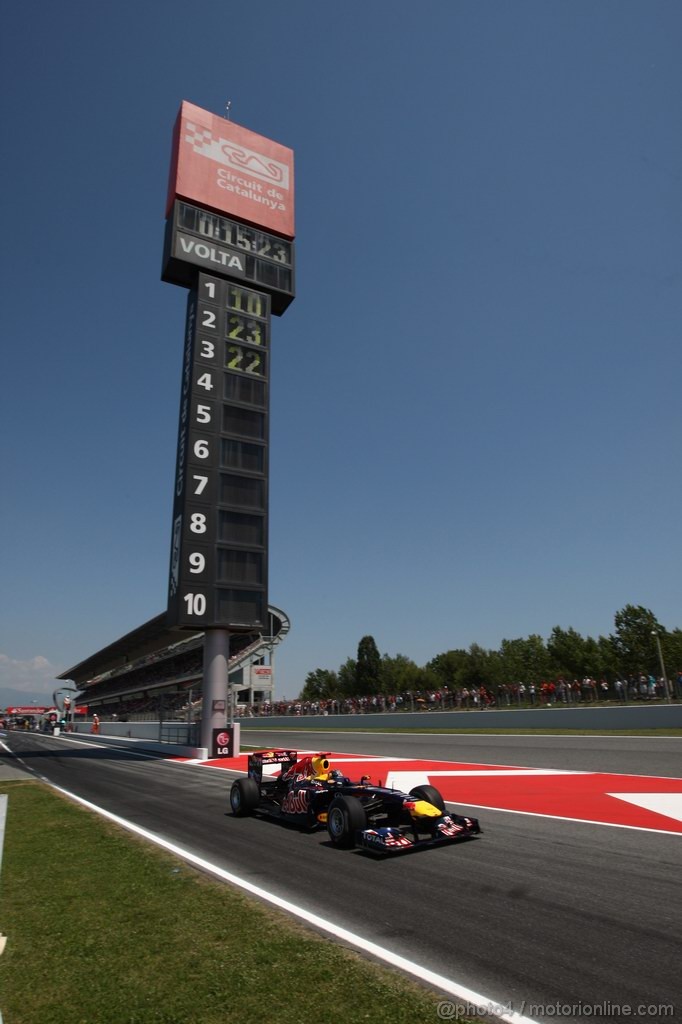 GP SPAGNA, 21.05.2011- Qualifiche, Sebastian Vettel (GER), Red Bull Racing, RB7 