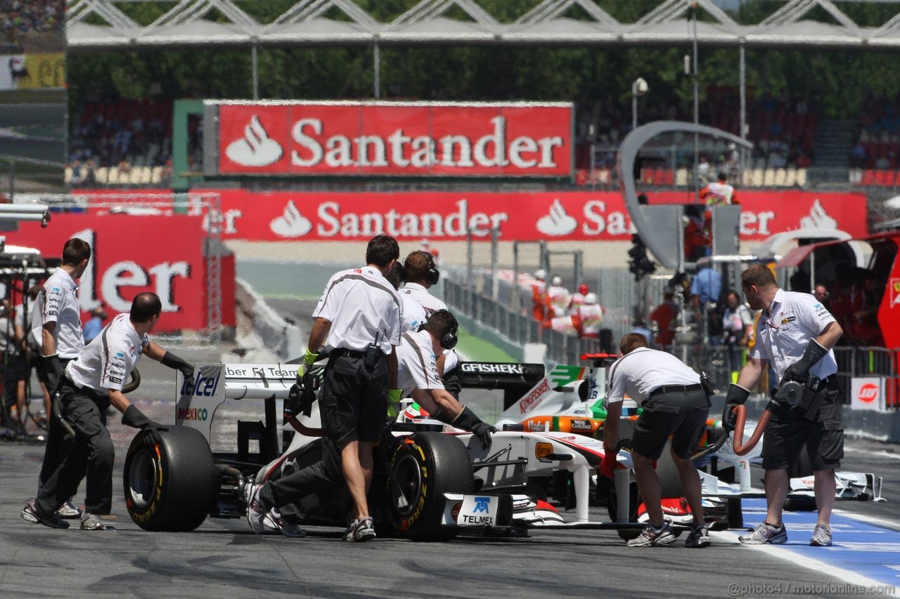 GP SPAGNA, 21.05.2011- Qualifiche, Sergio Pérez (MEX), Sauber F1 Team C30 