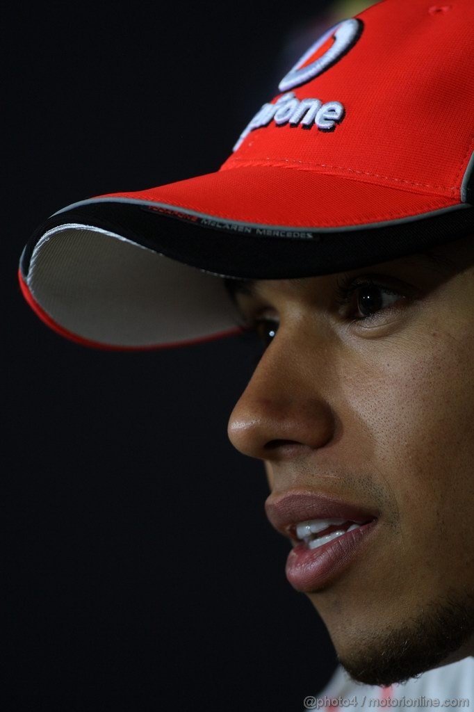GP SPAGNA, 21.05.2011- Qualifiche, Conferenza Stampa, Lewis Hamilton (GBR), McLaren  Mercedes, MP4-26 