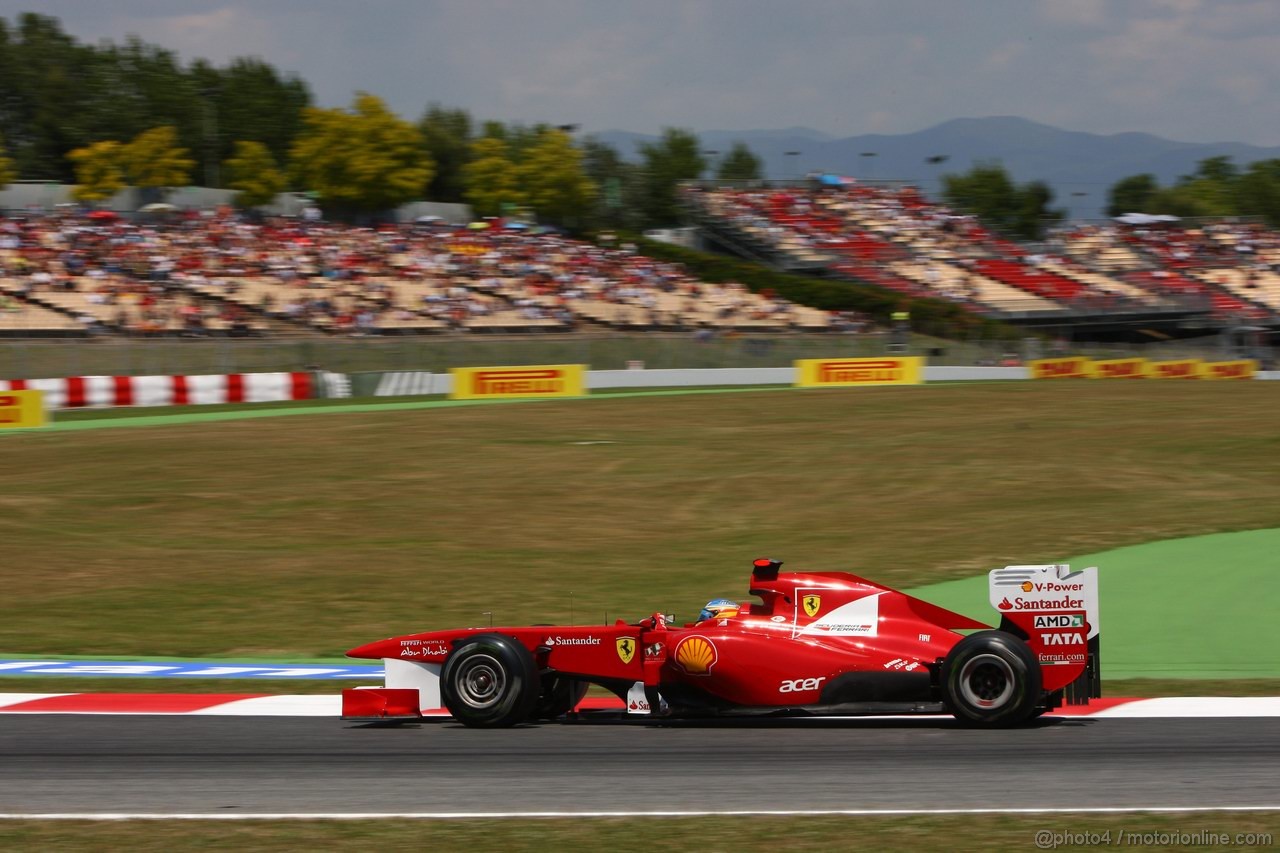 GP SPAGNA, 21.05.2011- Qualifiche, Fernando Alonso (ESP), Ferrari, F-150 Italia 