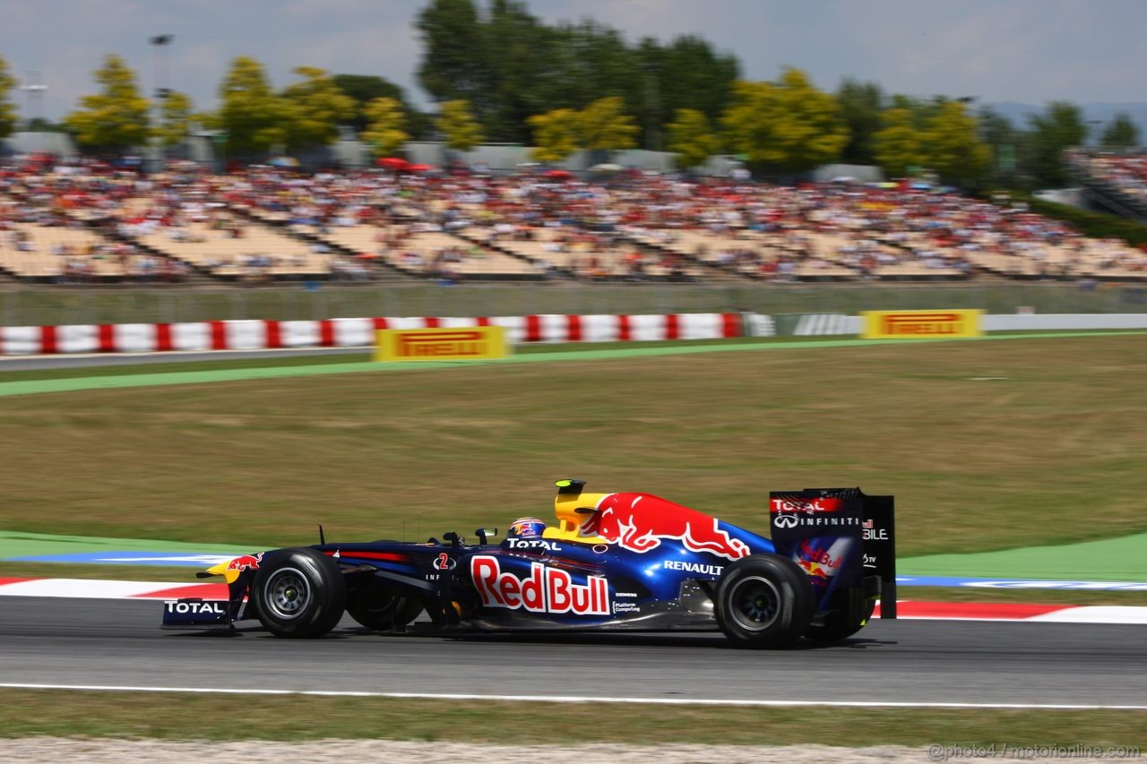 GP SPAGNA, 21.05.2011- Qualifiche, Mark Webber (AUS), Red Bull Racing, RB7 