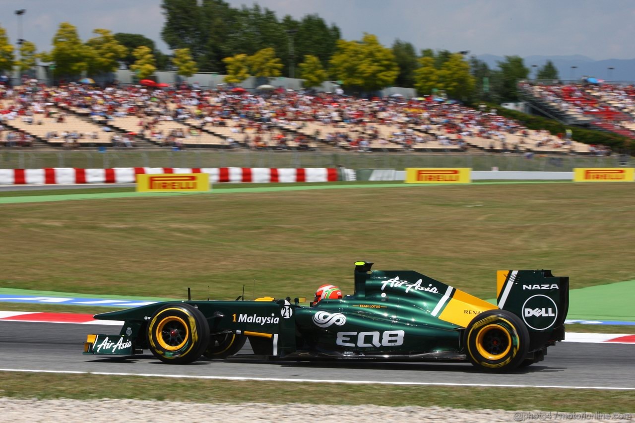 GP SPAGNA, 21.05.2011- Qualifiche, Jarno Trulli (ITA), Team Lotus, TL11 