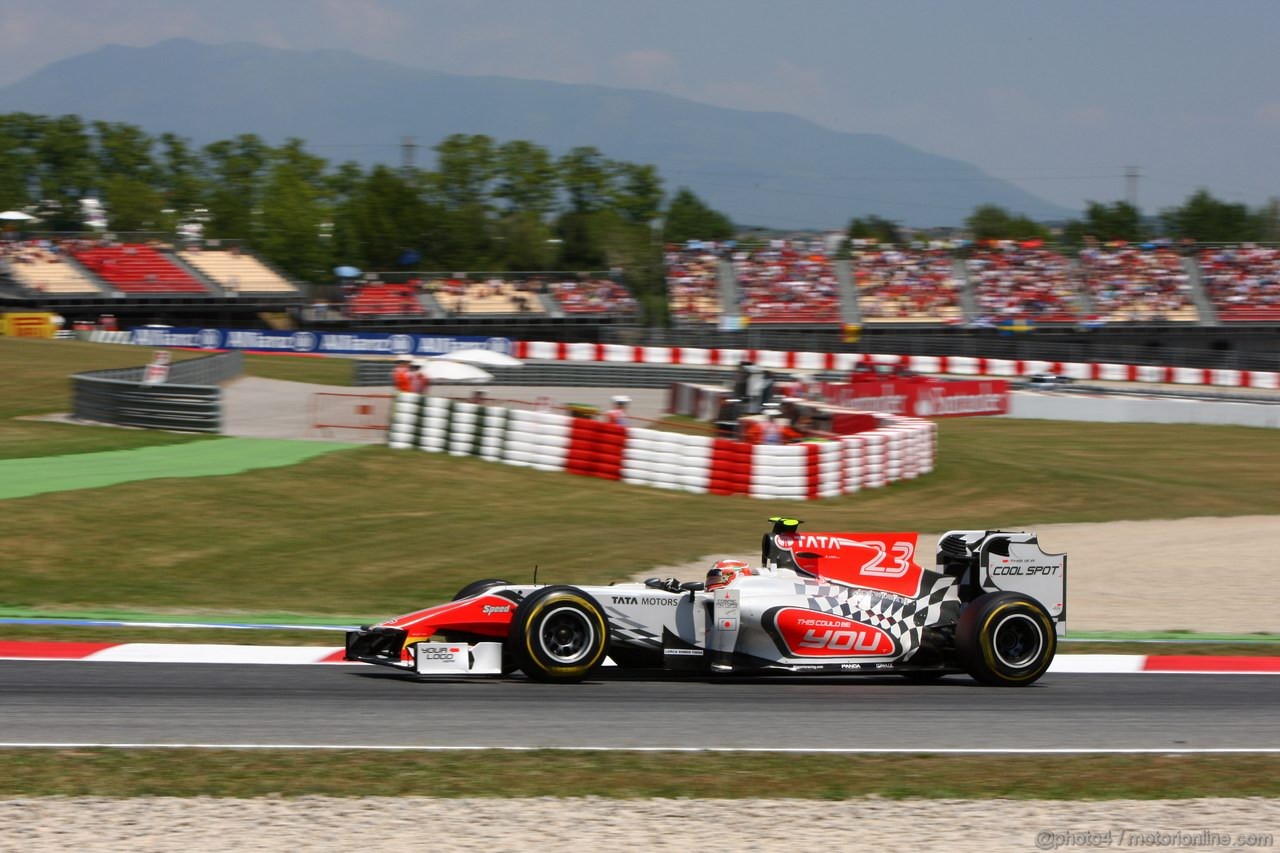 GP SPAGNA, 21.05.2011- Qualifiche, Vitantonio Liuzzi (ITA), Hispania Racing F1 Team, HRT