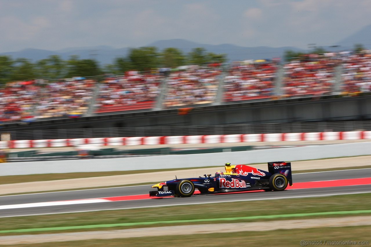 GP SPAGNA, 21.05.2011- Qualifiche, Mark Webber (AUS), Red Bull Racing, RB7 pole position