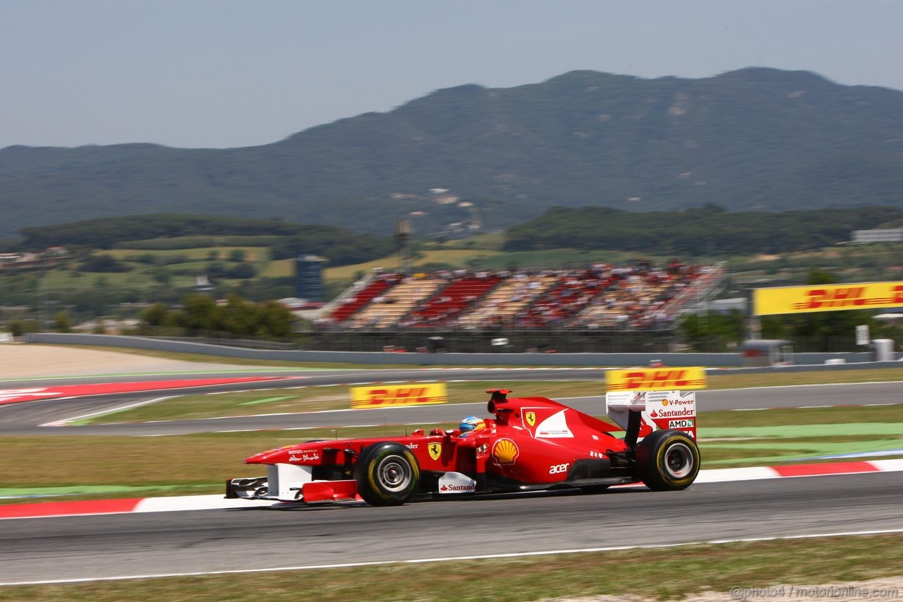 GP SPAGNA, 21.05.2011- Qualifiche, Fernando Alonso (ESP), Ferrari, F-150 Italia 