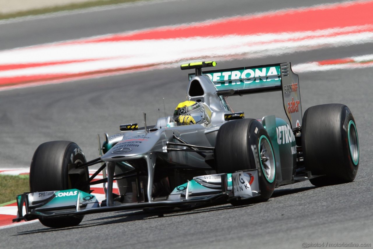 GP SPAGNA, 21.05.2011- Qualifiche, Nico Rosberg (GER), Mercedes GP Petronas F1 Team, MGP W02 