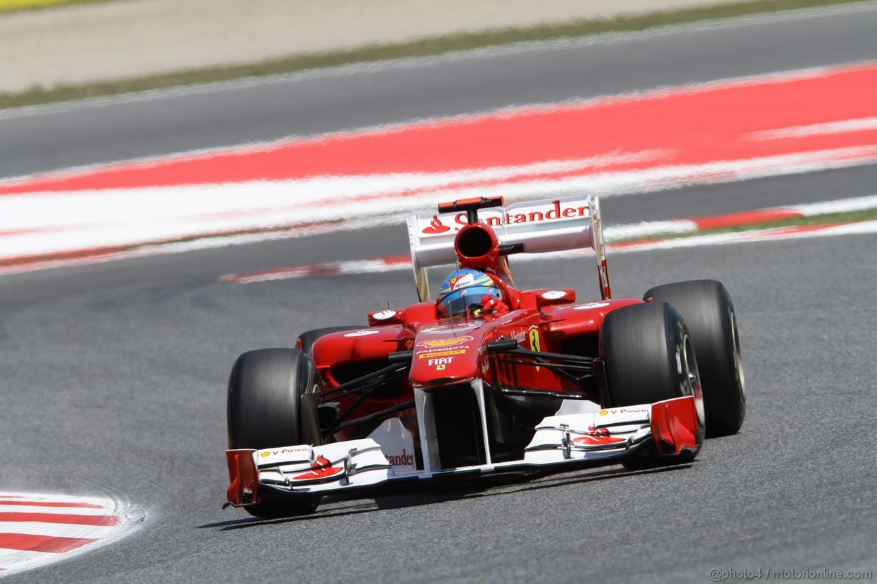 GP SPAGNA, 21.05.2011- Qualifiche, Fernando Alonso (ESP), Ferrari, F-150 Italia 