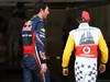 GP SPAGNA, 21.05.2011- Qualifiche, Mark Webber (AUS), Red Bull Racing, RB7 pole position e Lewis Hamilton (GBR), McLaren  Mercedes, MP4-26 terzo 