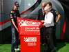 GP SPAGNA, 21.05.2011- Sebastian Vettel (GER), Red Bull Racing, honoured at the circuit with a plaque Sebastian Vettel (GER), Red Bull Racing, RB7, Bernie Ecclestone (GBR), President e CEO of Formula One Management  e Christian Horner (GBR), Red Bull Racing, Sporting Director 