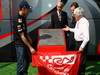 GP SPAGNA, 21.05.2011- Sebastian Vettel (GER), Red Bull Racing, honoured at the circuit with a plaque Sebastian Vettel (GER), Red Bull Racing, RB7, Bernie Ecclestone (GBR), President e CEO of Formula One Management  e Christian Horner (GBR), Red Bull Racing, Sporting Director 