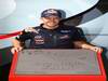 GP SPAGNA, 21.05.2011- Sebastian Vettel (GER), Red Bull Racing, honoured at the circuit with a plaque