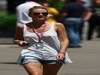 GP SPAGNA, 21.05.2011- ragazza nel paddock 