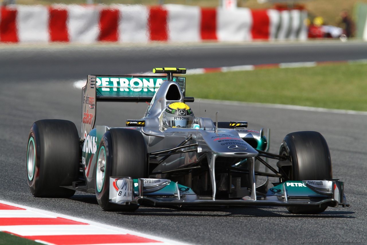 GP SPAGNA, 20.05.2011- Prove Libere 1, Venerdi', Nico Rosberg (GER), Mercedes GP Petronas F1 Team, MGP W02 