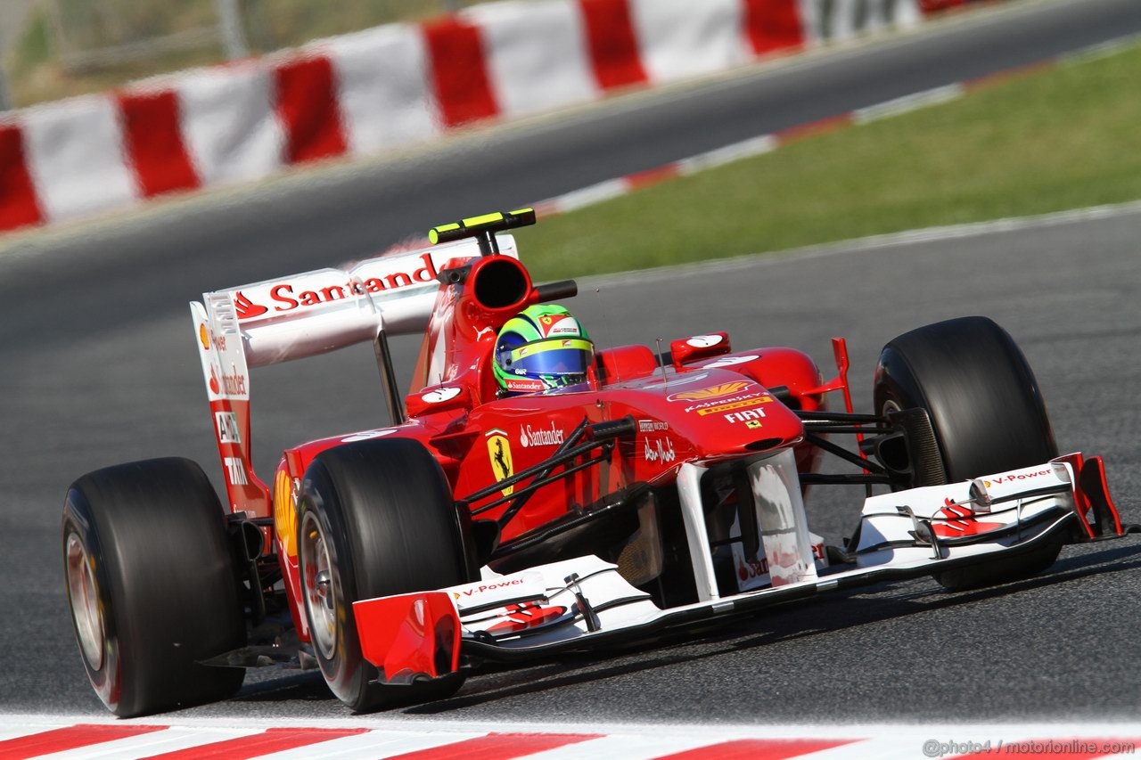 GP SPAGNA, 20.05.2011- Prove Libere 1, Venerdi', Felipe Massa (BRA), Ferrari, F-150 Italia 