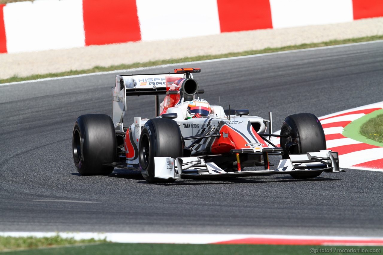 GP SPAGNA, 20.05.2011- Prove Libere 1, Venerdi', Narain Karthikeyan (IND), Hispania Racing F1 Team, HRT 