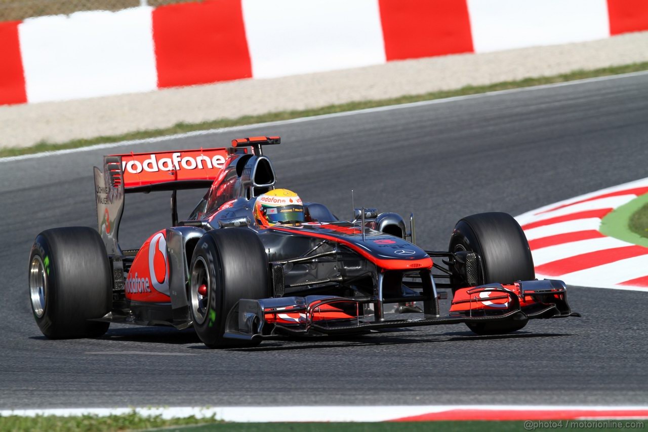 GP SPAGNA, 20.05.2011- Prove Libere 1, Venerdi', Lewis Hamilton (GBR), McLaren  Mercedes, MP4-26 