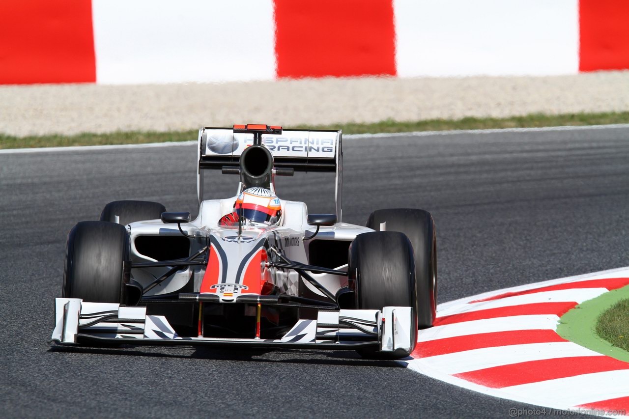 GP SPAGNA, 20.05.2011- Prove Libere 1, Venerdi', Narain Karthikeyan (IND), Hispania Racing F1 Team, HRT