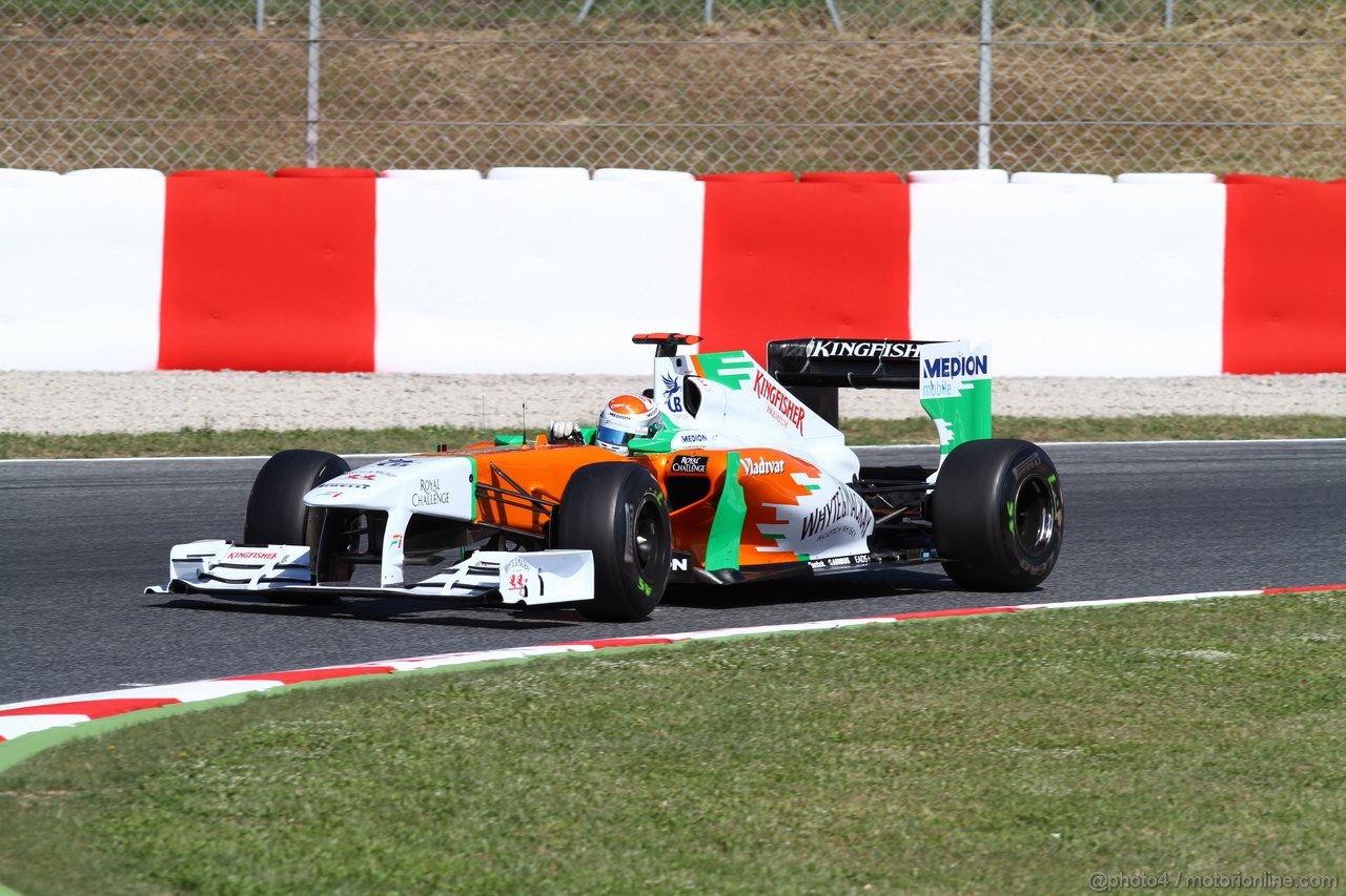 GP SPAGNA, 20.05.2011- Prove Libere 1, Venerdi', Nico Hulkenberg (GER), Force India F1 Team, Test Driver 