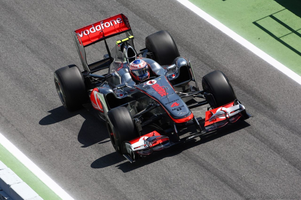 GP SPAGNA, 20.05.2011- Prove Libere 1, Venerdi', Jenson Button (GBR), McLaren  Mercedes, MP4-26 