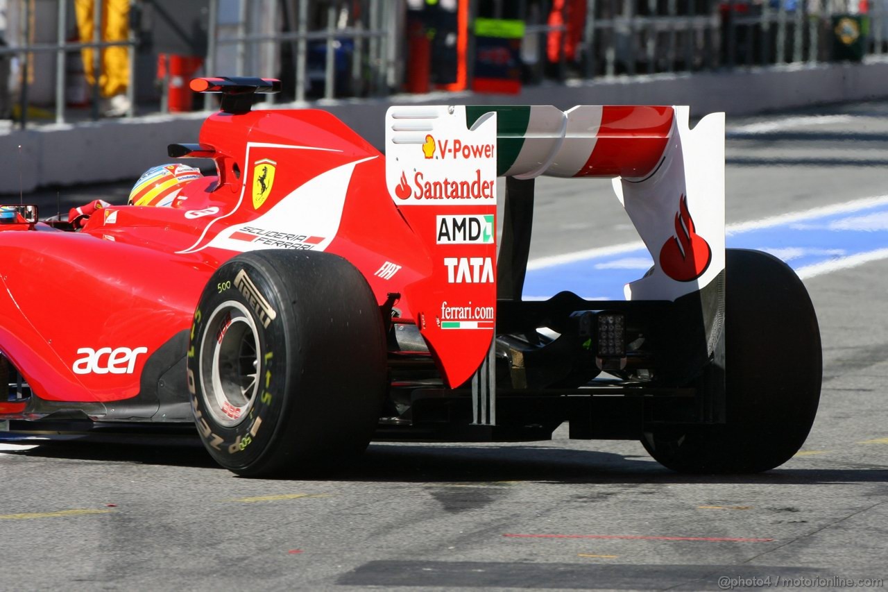 GP SPAGNA, 20.05.2011- Prove Libere 1, Venerdi', Fernando Alonso (ESP), Ferrari, F-150 Italia 