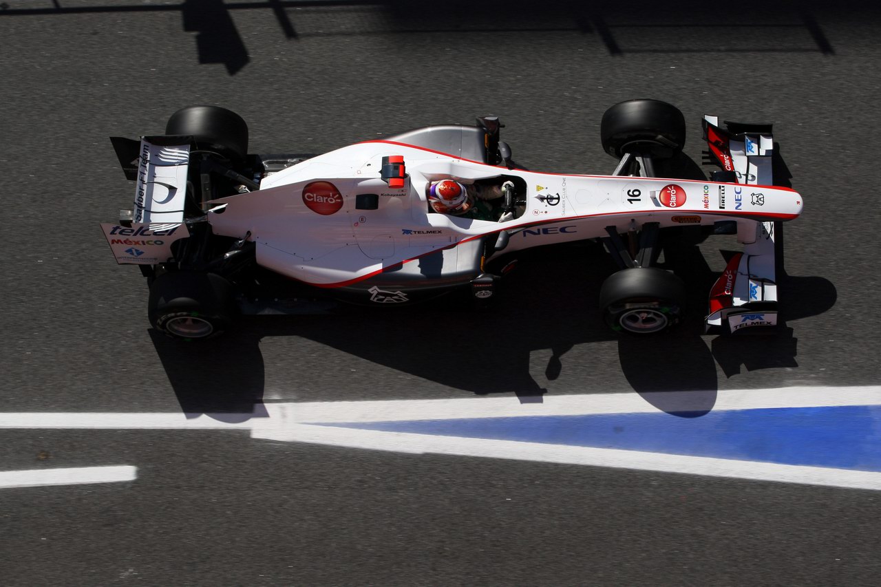GP SPAGNA, 20.05.2011- Prove Libere 1, Venerdi', Kamui Kobayashi (JAP), Sauber F1 Team C30 
