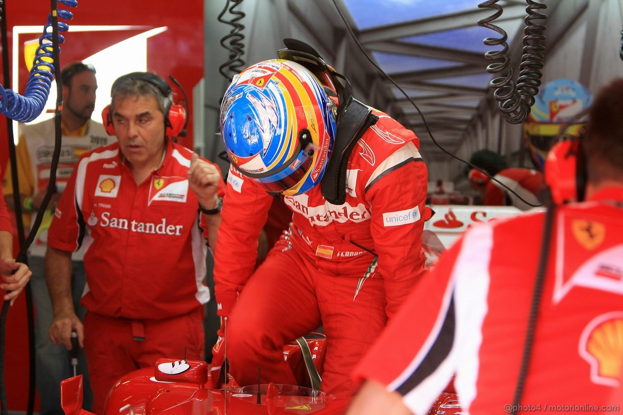 GP SPAGNA, 20.05.2011- Prove Libere 1, Venerdi', Fernando Alonso (ESP), Ferrari, F-150 Italia 