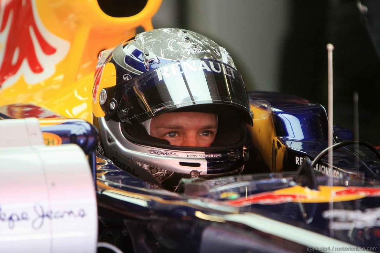GP SPAGNA, 20.05.2011- Prove Libere 1, Venerdi', Sebastian Vettel (GER), Red Bull Racing, RB7 