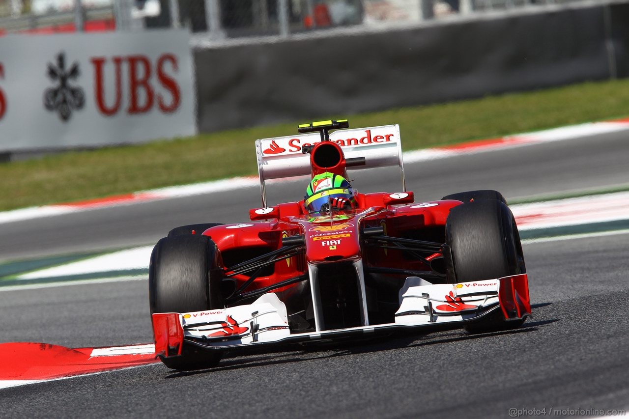 GP SPAGNA, 20.05.2011- Prove Libere 1, Venerdi', Felipe Massa (BRA), Ferrari, F-150 Italia 
