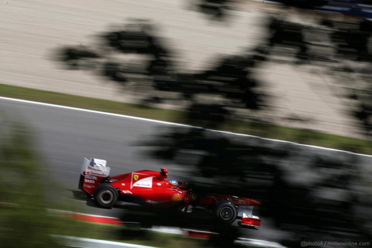 GP SPAGNA, 20.05.2011- Prove Libere 2, Venerdi',Fernando Alonso (ESP), Ferrari, F-150 Italia
