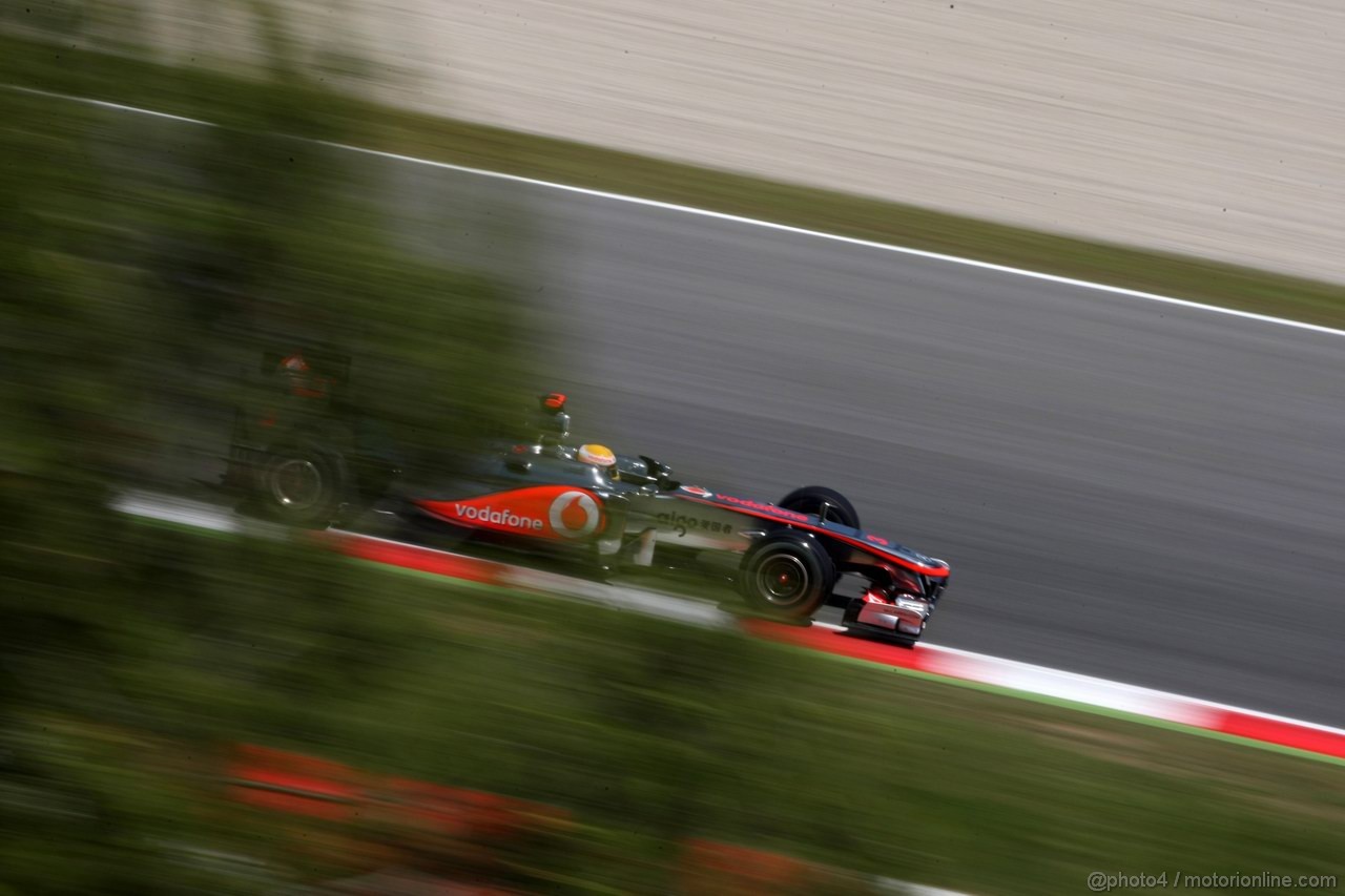 GP SPAGNA, 20.05.2011- Prove Libere 2, Venerdi', Lewis Hamilton (GBR), McLaren  Mercedes, MP4-26 