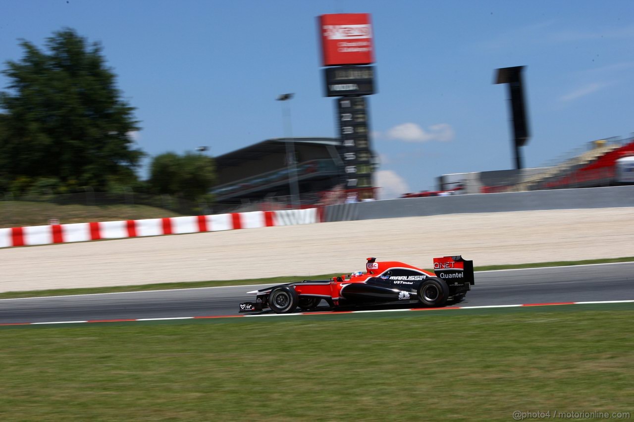 GP SPAGNA, 20.05.2011- Prove Libere 2, Venerdi', Timo Glock (GER), Marussia Virgin Racing VR-02 