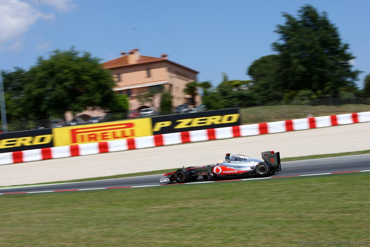 GP SPAGNA, 20.05.2011- Prove Libere 2, Venerdi', Lewis Hamilton (GBR), McLaren  Mercedes, MP4-26 