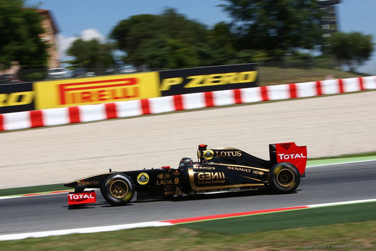 GP SPAGNA, 20.05.2011- Prove Libere 2, Venerdi', Nick Heidfeld (GER) Lotus Renault GP R31  