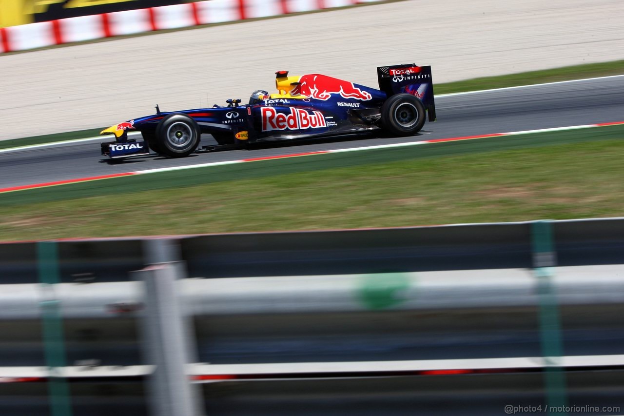 GP SPAGNA, 20.05.2011- Prove Libere 2, Venerdi', Sebastian Vettel (GER), Red Bull Racing, RB7 