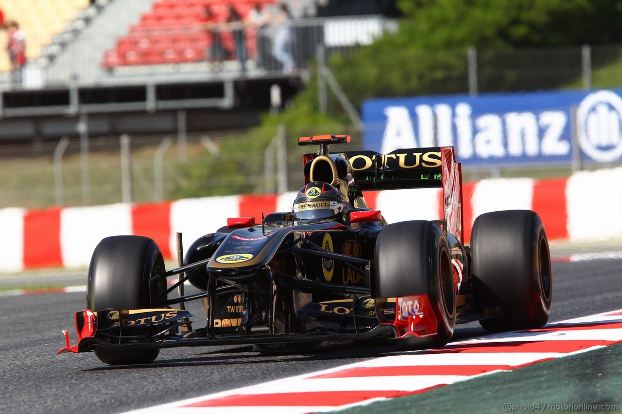 GP SPAGNA, 20.05.2011- Prove Libere 1, Venerdi', Nick Heidfeld (GER) Lotus Renault GP R31  