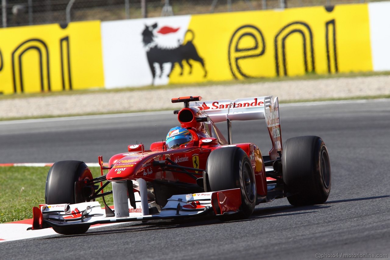 GP SPAGNA, 20.05.2011- Prove Libere 1, Venerdi', Fernando Alonso (ESP), Ferrari, F-150 Italia 
